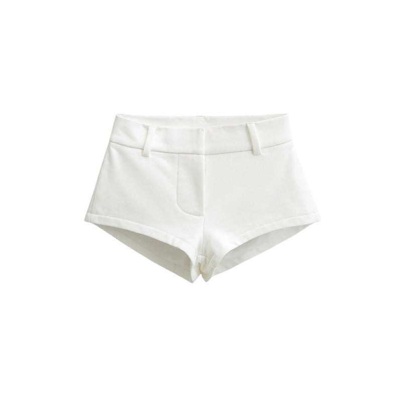 Nova Bodycon Shorts-White