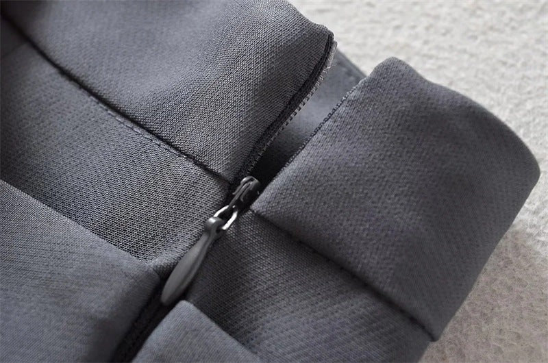 Bellamy Bow Skort-Heather Grey