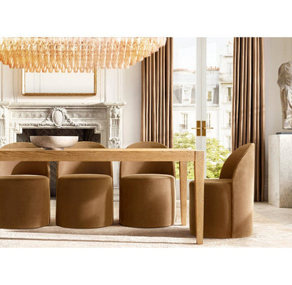 Chiara Tiered Clear Glass Rectangular Chandelier 54"