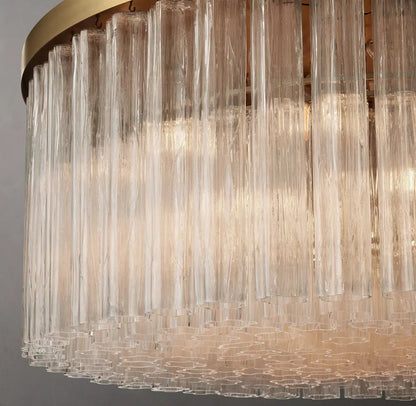 Cielo Round Glass Chandelier 48"