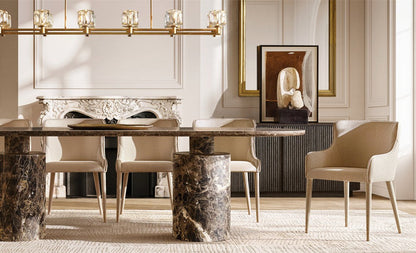 Demaret Linear K9 Glass Chandelier 72"