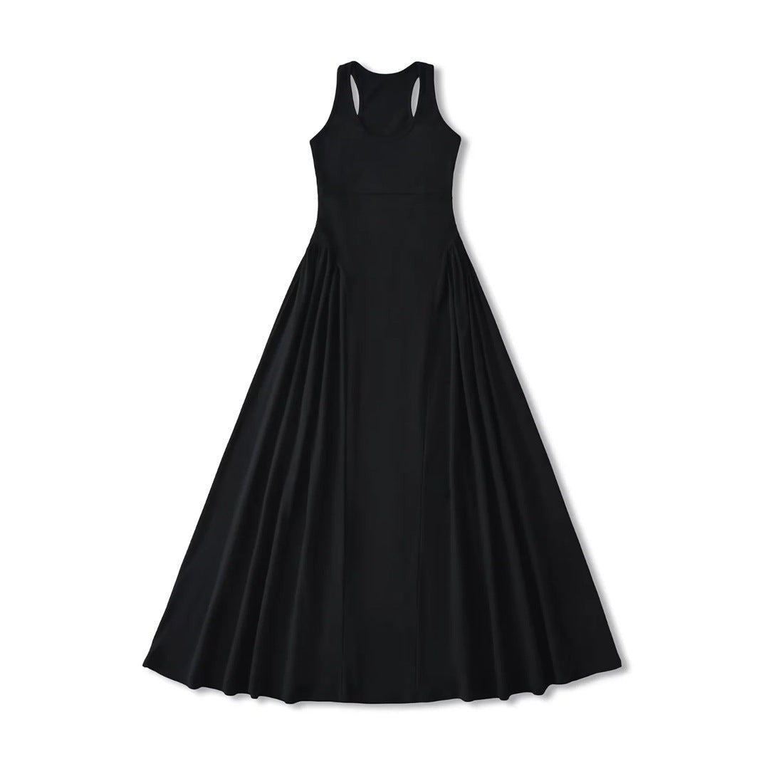 Maelis Racerback Dress-Noir