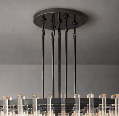 Marignan Round Crystal Chandelier 60"