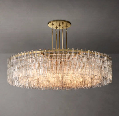 Marignan Round Crystal Chandelier 60"