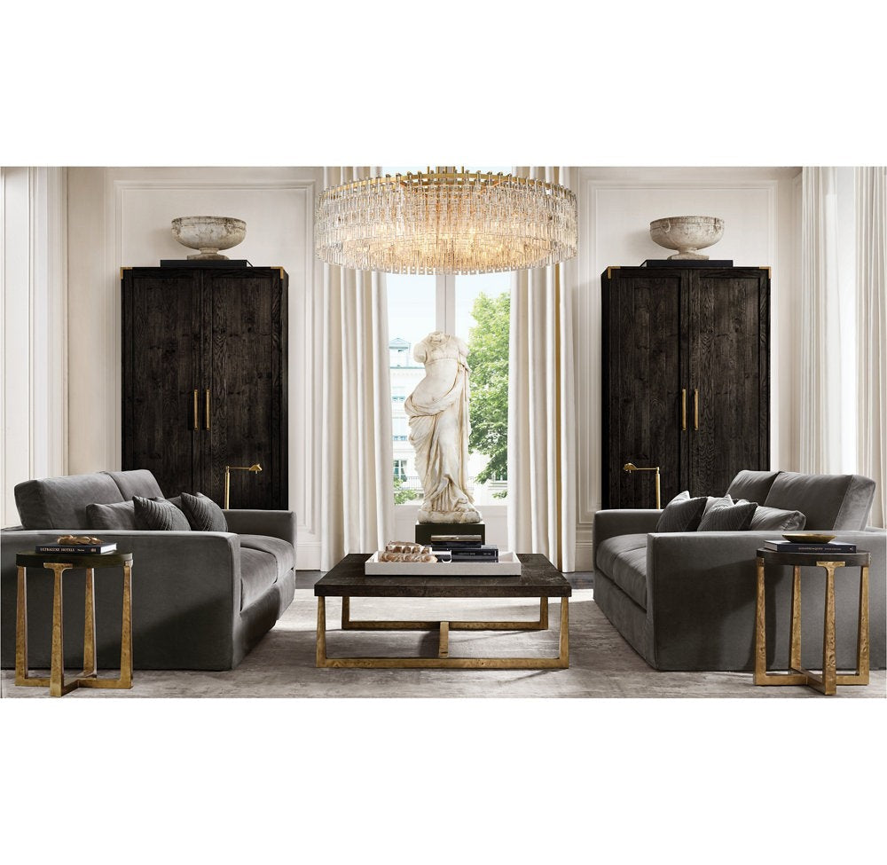 Marignan Round Crystal Chandelier 60"