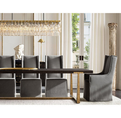 Marignan Tiered Rectangular Crystal Chandelier 60"