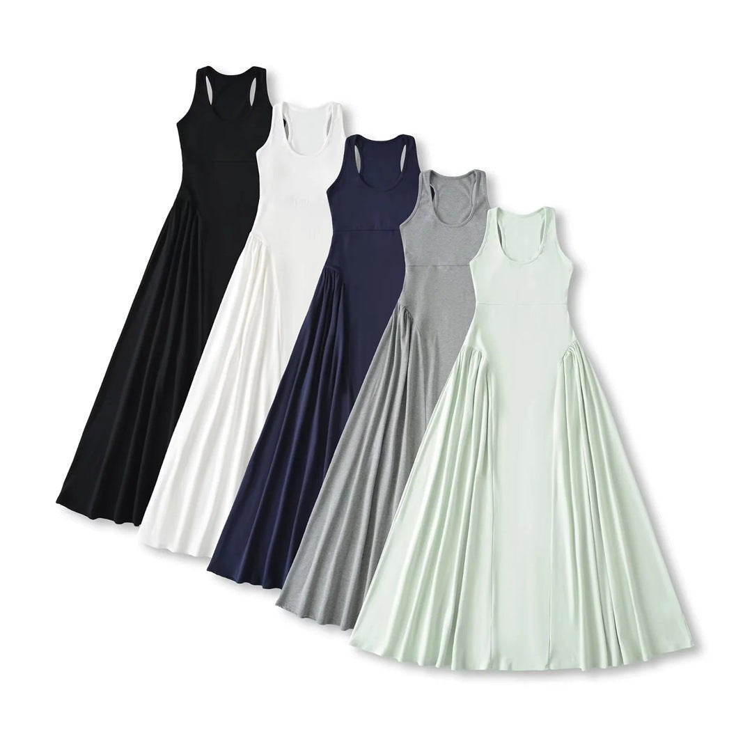 Orielle Racerback Dress-Ivory