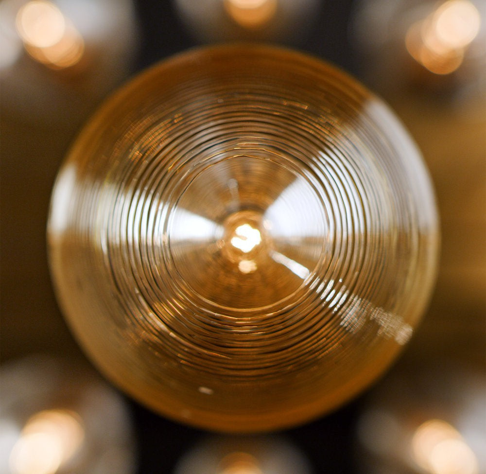 Pearl Round Crystal Chandelier 38"