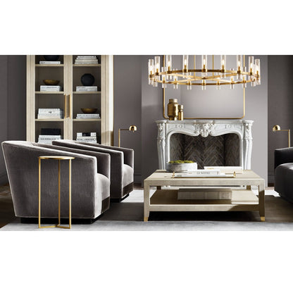 Ravelle Round Glass Chandelier 60"