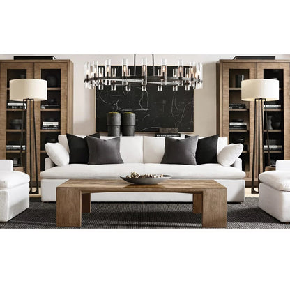Ravelle Round Glass Chandelier 60"