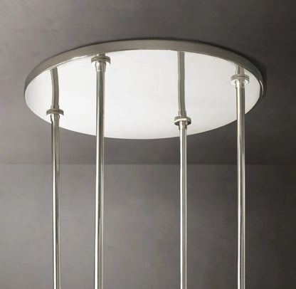 Ravelle Round Glass Chandelier 60"