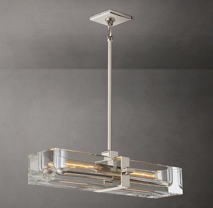 Savile Linear Crystal Chandelier 24"
