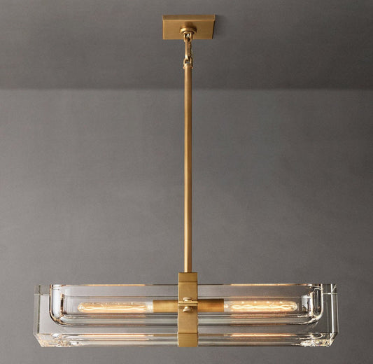 Savile Linear Crystal Chandelier 24"