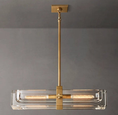 Savile Linear Crystal Chandelier 24"
